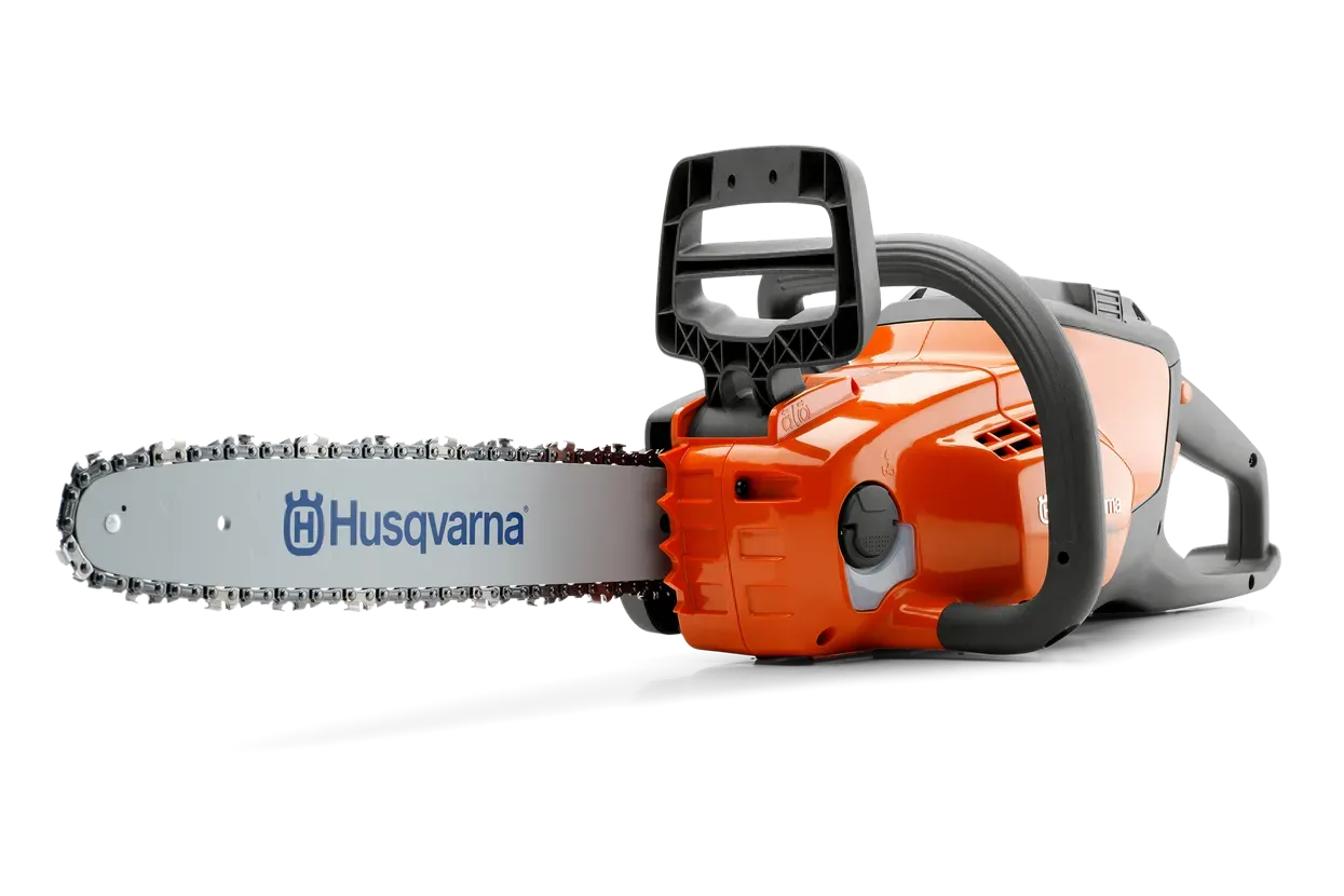 HUSQVARNA 120i 14" CHAINSAW BATTERY AND CHARGER INCLUDED