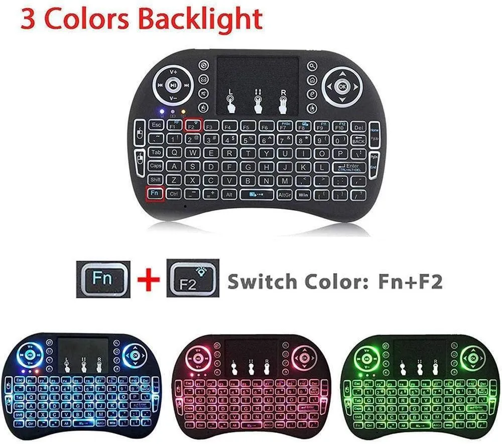 I8 2.4G Mini Wireless Keyboard With Touchpad Qwerty