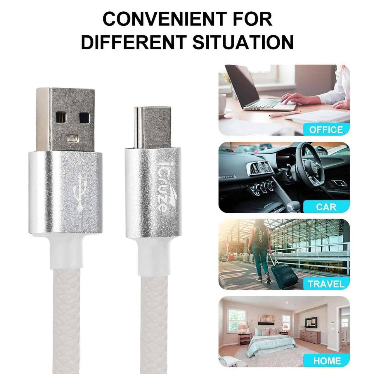 iCruze Type C Charging Cable