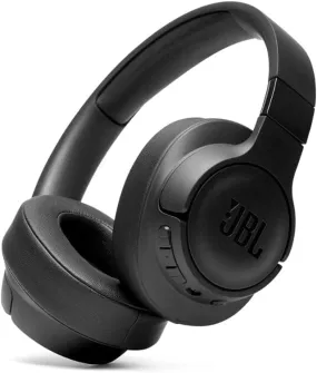 JBL Tune 710BT Over-Ear Wireless Headphones - Built-In Mic, 50H Battery, Multi-Point, Black