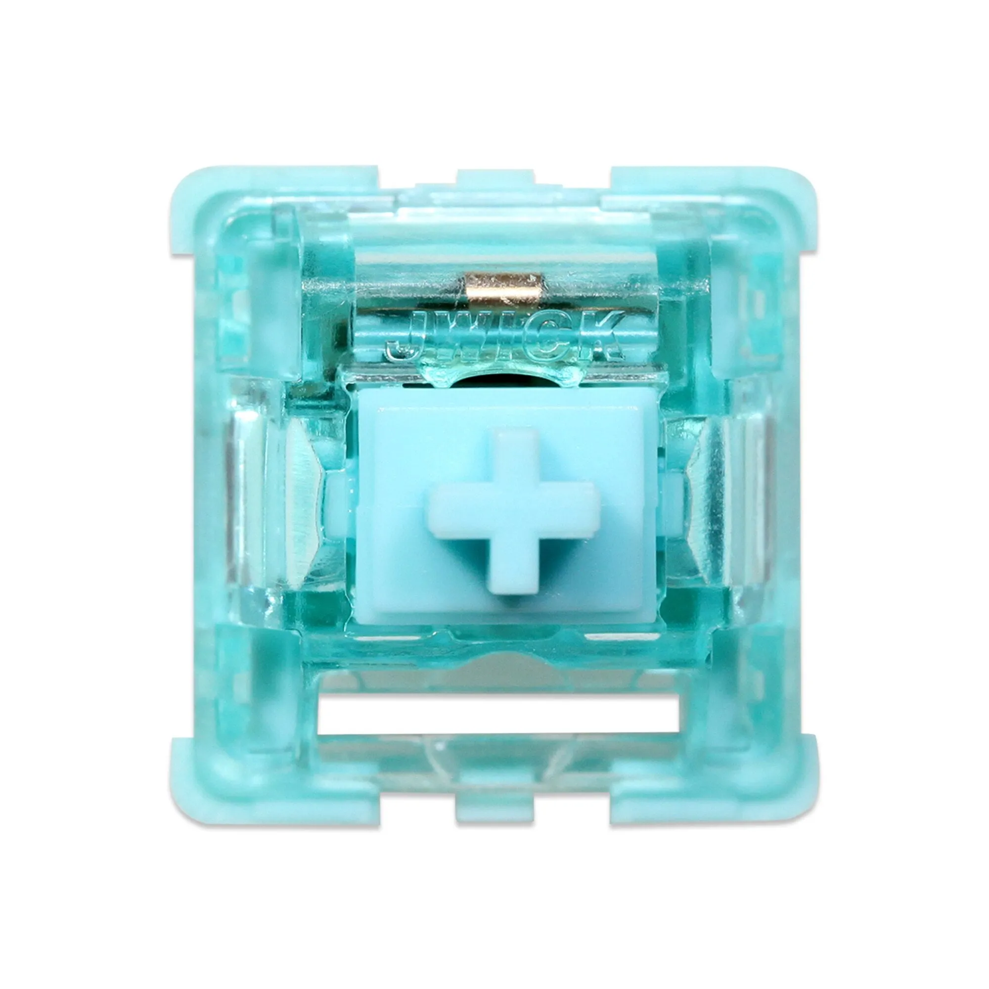 JWICK Ice Jade Pre Advanced Tactile Switch 5pin RGB SMD 62g mx switch for mechanical keyboard 50m POM Nylon Long Spring Blue