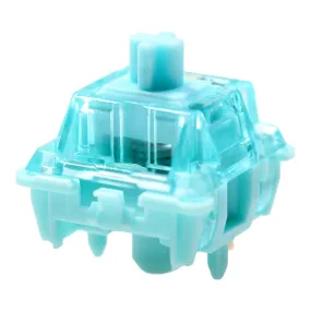 JWICK Ice Jade Pre Advanced Tactile Switch 5pin RGB SMD 62g mx switch for mechanical keyboard 50m POM Nylon Long Spring Blue