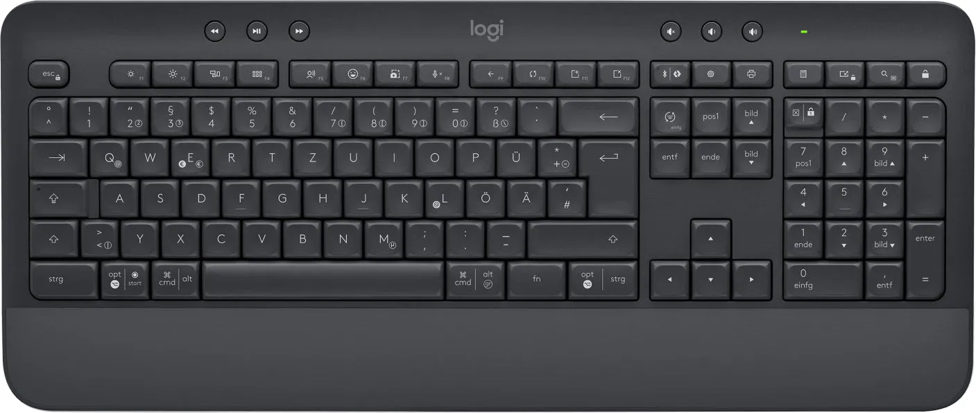 K650 Wless Keyboard Grey-German - Bt