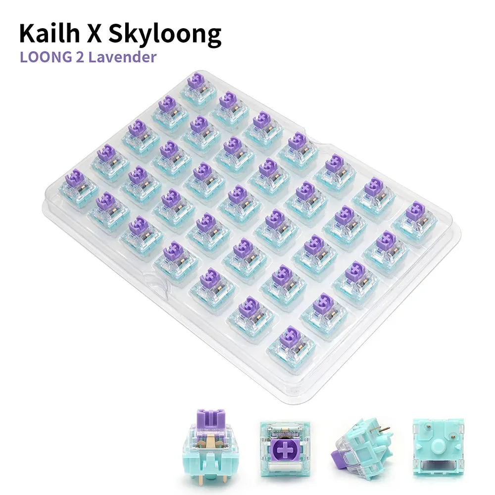 Kailh X Skyloong Speed Silver Switch Lavender Switch mx switch for mechanical keyboard POM 45g 50g 5M