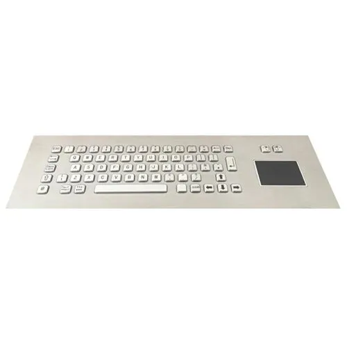 KBS-PC-IT-3 Stainless Steel Ruggedised Keyboard with Integrated Touchpad