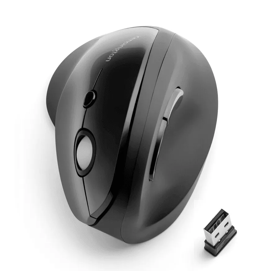 Kensington Pro Fit Vertical Ergonomic Wireless Mouse Black Ergo