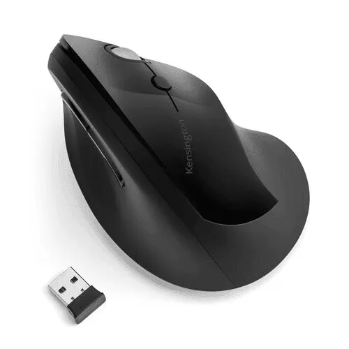 Kensington Pro Fit Vertical Ergonomic Wireless Mouse Black Ergo