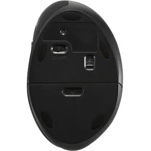 Kensington ProFit Left-Handed Ergo Wireless Mouse - Wireless - Black - USB - 1600 dpi - Scroll Wheel - 6 Button(s) - Left-handed Only