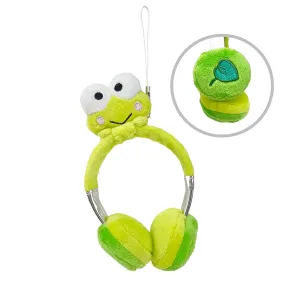 Keroppi Plush Headphones Bag Charm