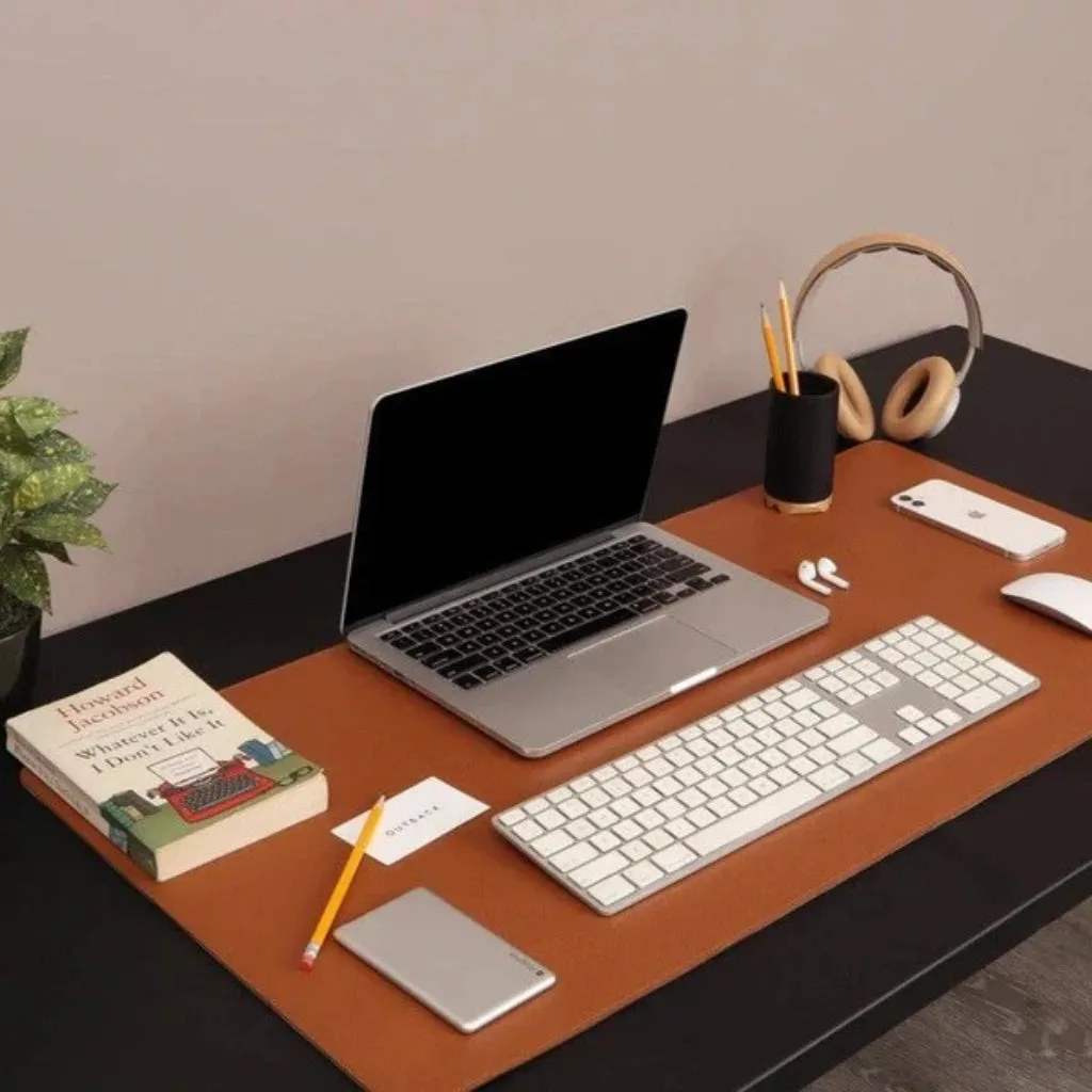 Leather Desk Mat-Brown