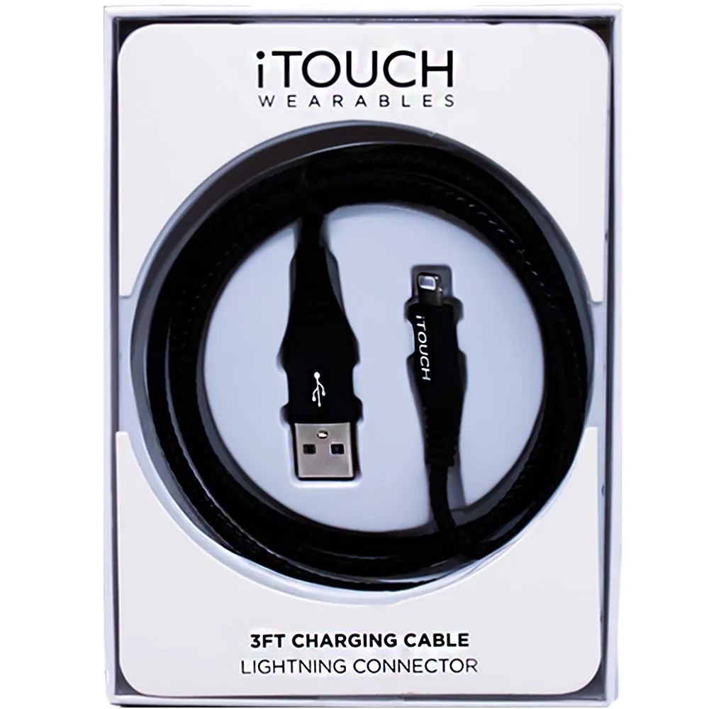 Lightning Charging Cable: 3ft (Black)