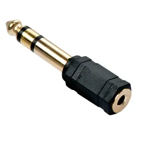 Lindy Audio-Adapter 35620 - 3.5 Mm Jack Socket / 6.3 Mm Jack Plug