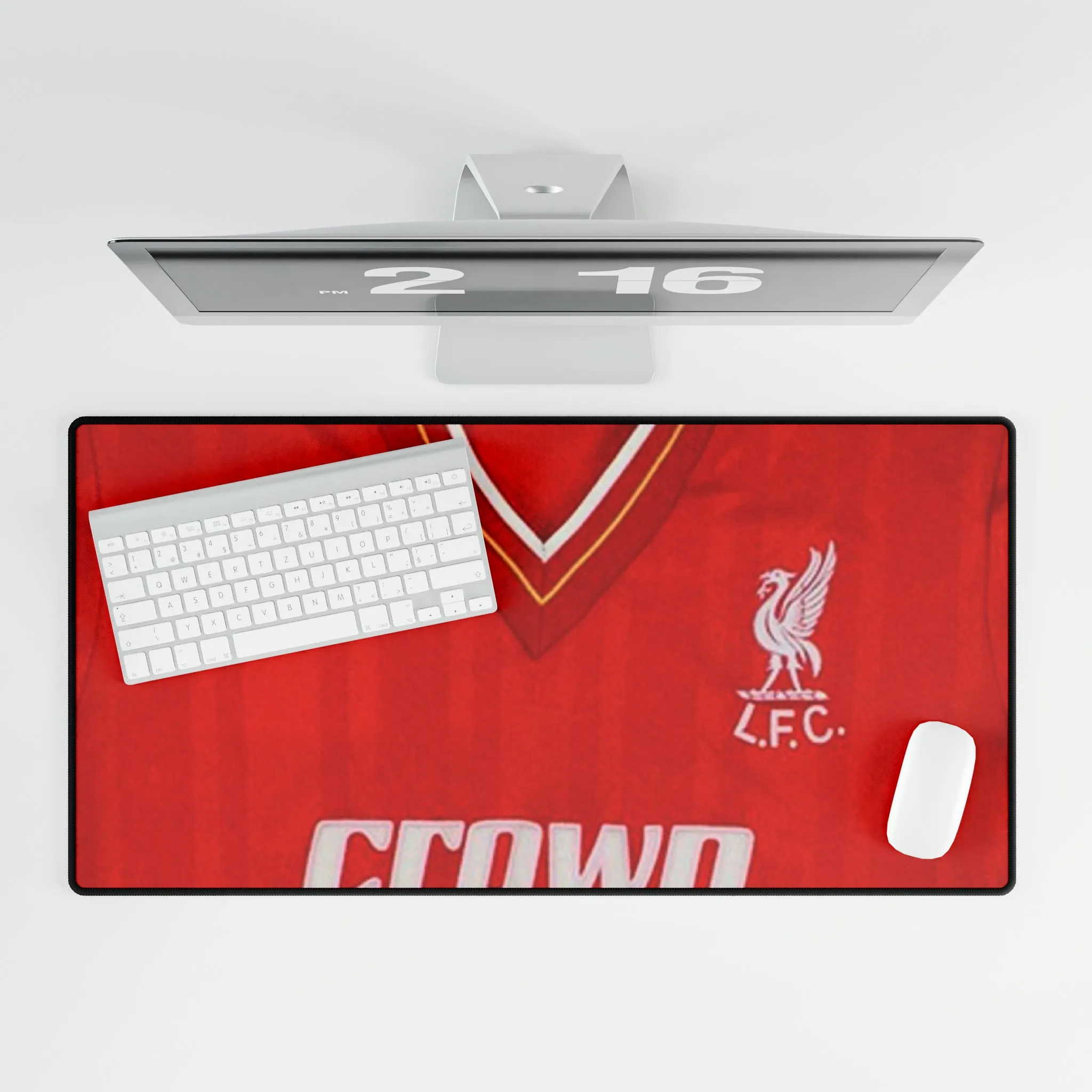 Liverpool Retro Home Kit - Desk Mat