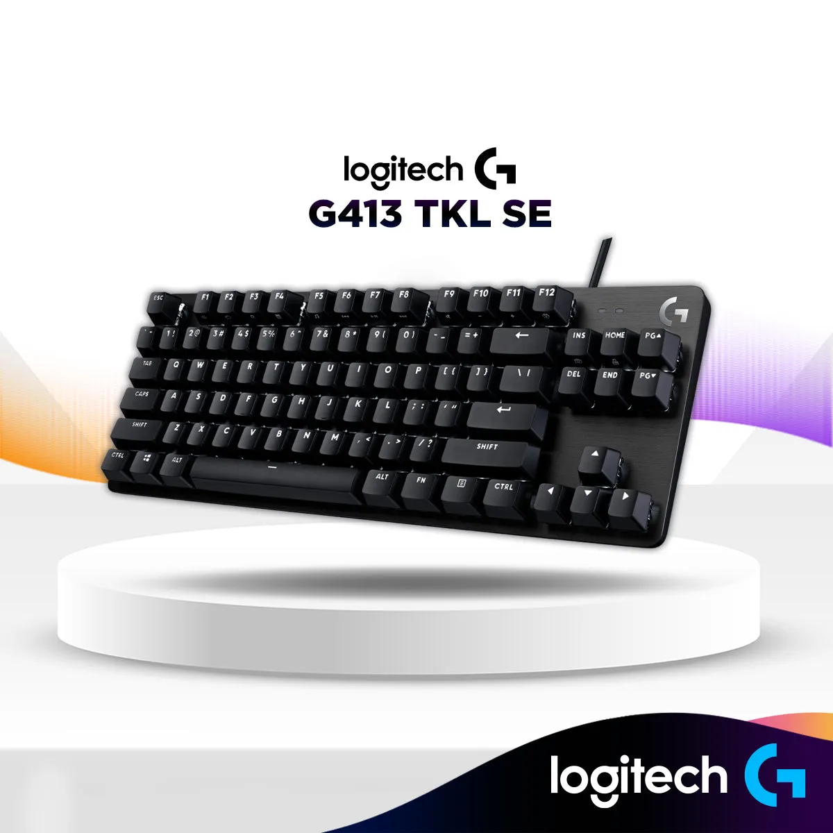 Logitech G413 SE / G413 TKL SE Mechanical Gaming Keyboard | Backlit Keyboard with Tactile Mechanical Switches