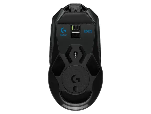 Logitech G903 Lightspeed Wireless Gaming Mouse with HERO Sensor, 11 Programmable Buttons, RGB Lighting, Accessories for PC/Mac