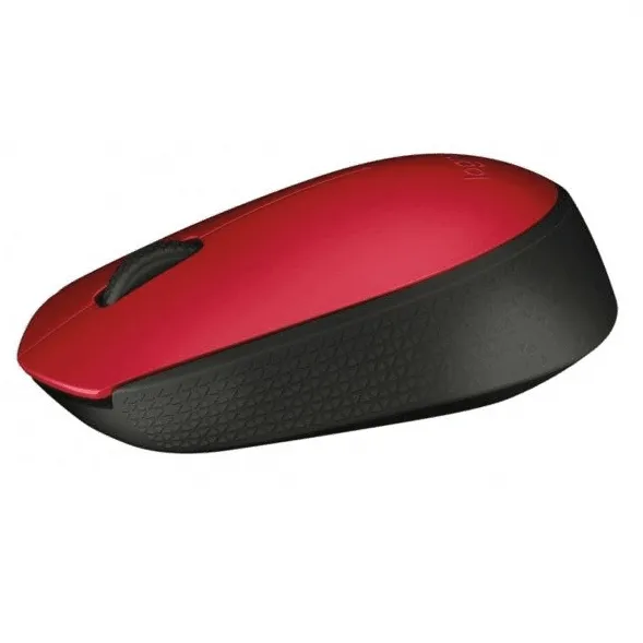 Logitech M171 Wireless Mouse Red Black