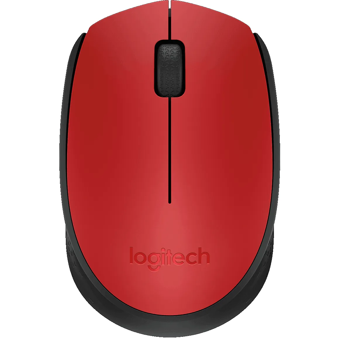 Logitech M171 Wireless Mouse Red Black