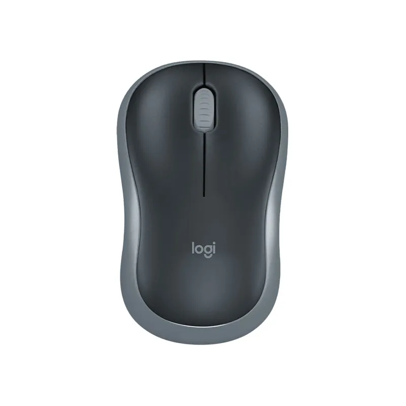 Logitech M185 2.4GHz Wireless USB Optical Mouse with 1000 DPI, Nano Receiver, 12 Months Battery Life, and Power Switch (Blue, Red, Black)