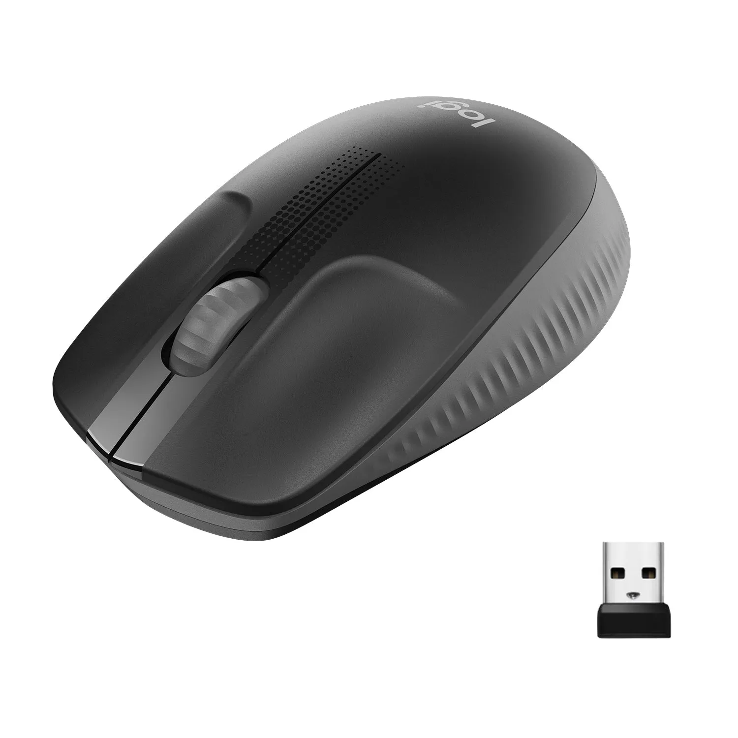 Logitech M190 Full-Size Wireless Mouse Rf Wireless 1000 Dpi Charcoal