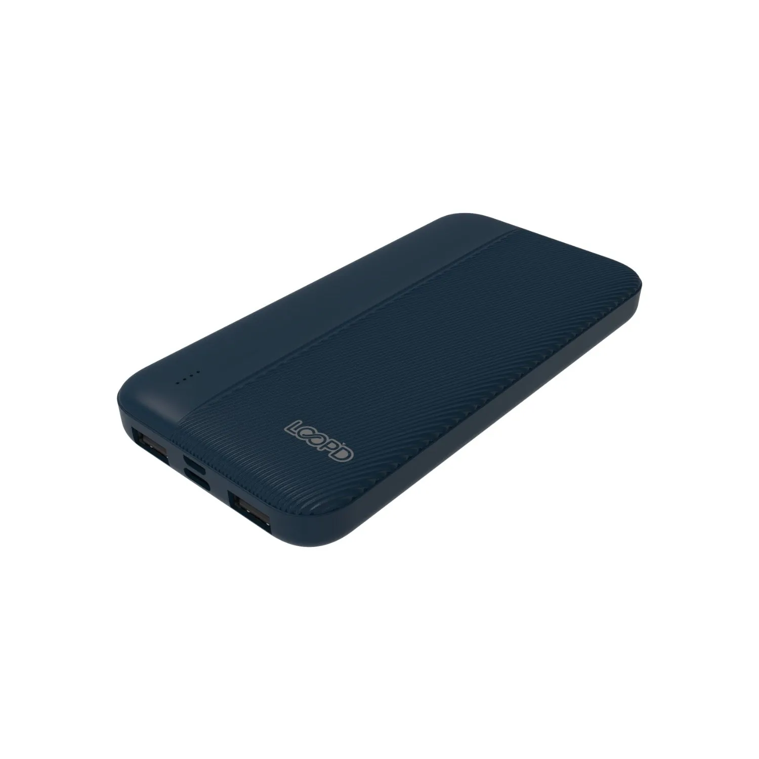 LOOPD 4LED Indicator Powerbank - 10000mAh - Navy Blue (LPPB-100004LD-N)