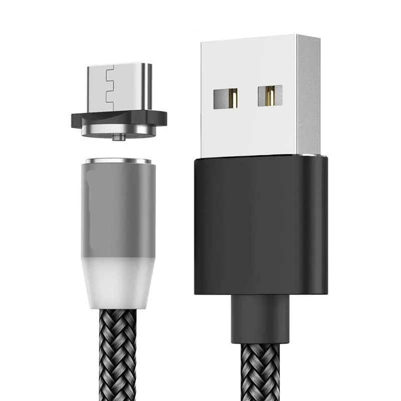 Magnetic USB Fast Charging Micro - Type C Cable