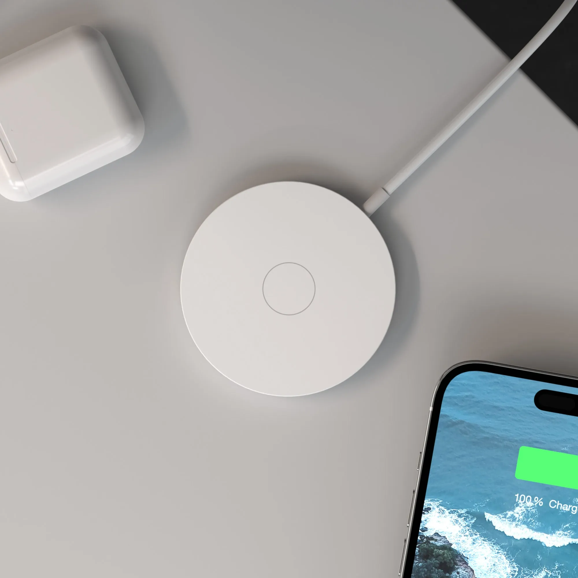 MagPad | MagSafe Wireless Charging Pad & USB C Cable | for Apple iPhone