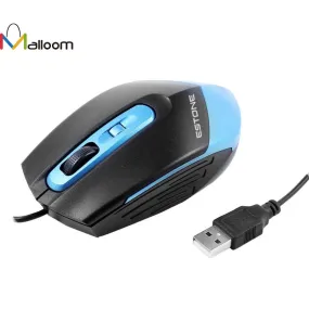 Malloom 2016 Women's Fashion  USB 3 Button Optical Scroll Wired Mouse Mice For PC Laptop Desktop Gift Sale Fee Shipping