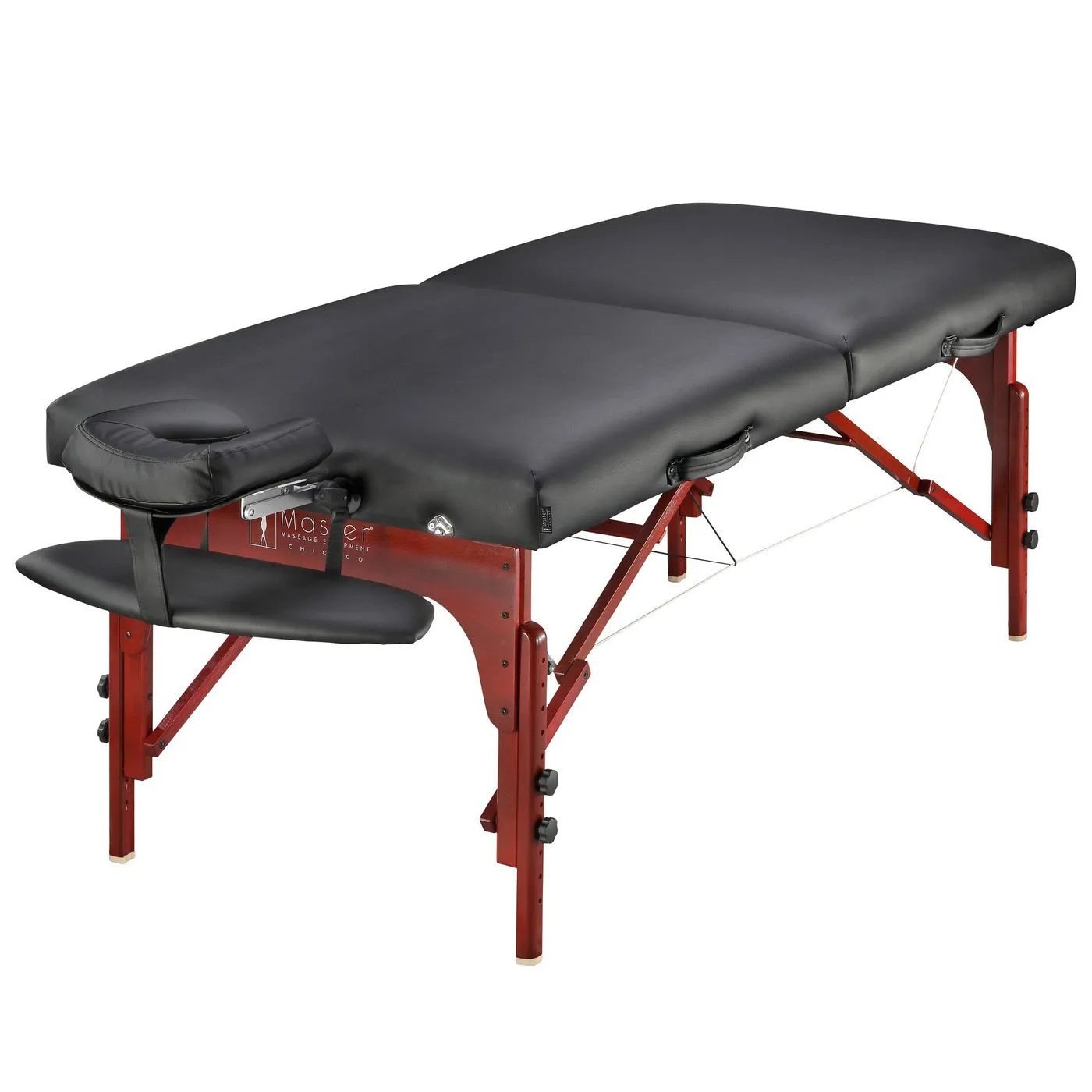 Master Massage 70cm Memory Foam Montclair Portable Massage Table Package with MEMORY FOAM, Shiatsu Cables, Reiki Panels!