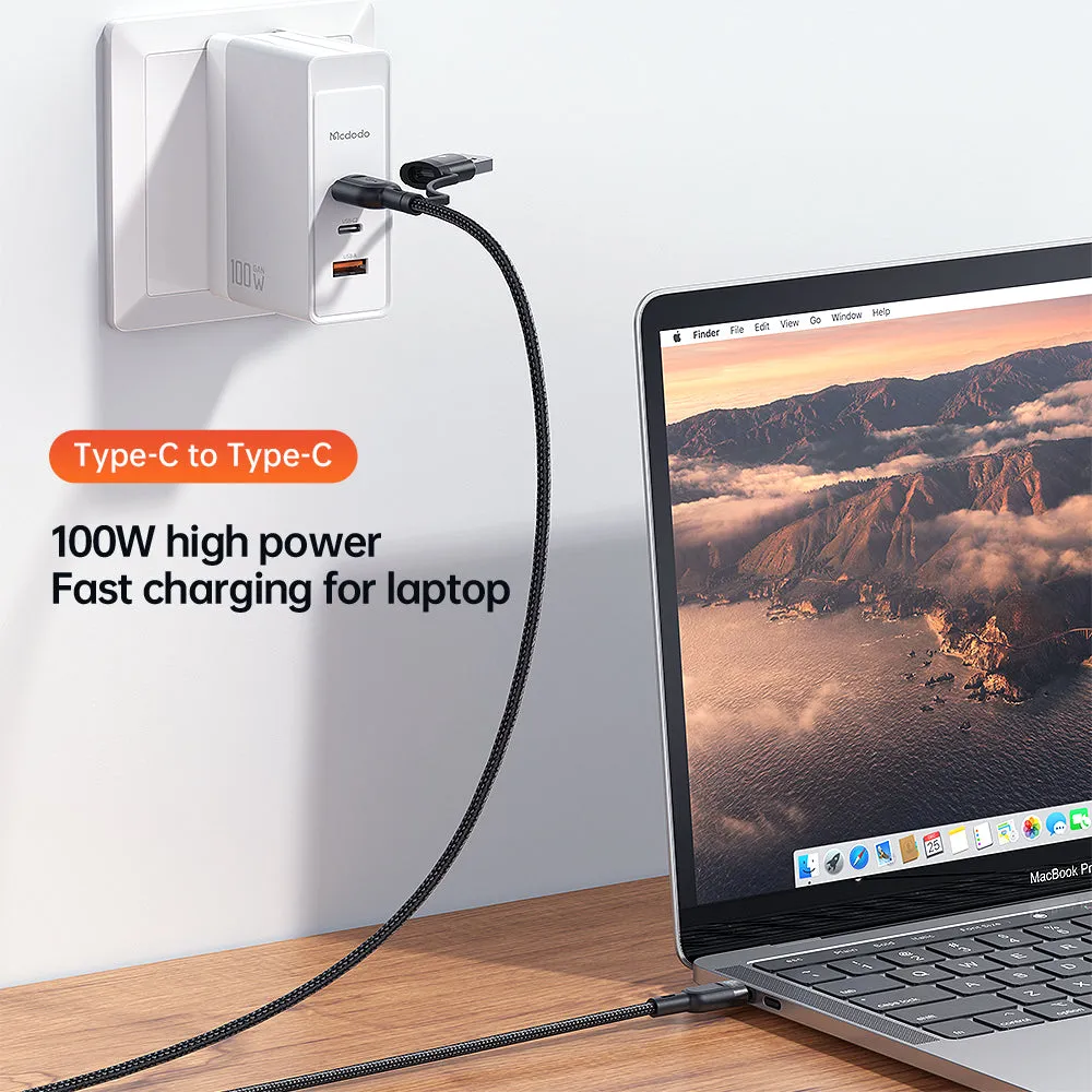 Mcdodo Thunder Series 2 in 3  Fast Charging Cable 100W (1.2M)