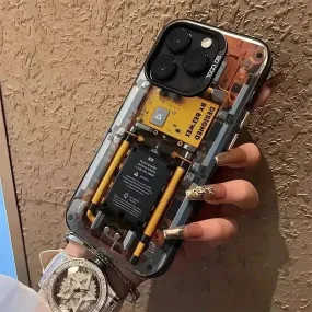 Mechanical Transparent Sci-Fi Phone Case (For iPhones)