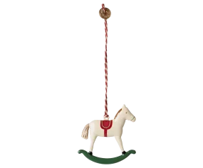 Metal ornament, Rocking horse