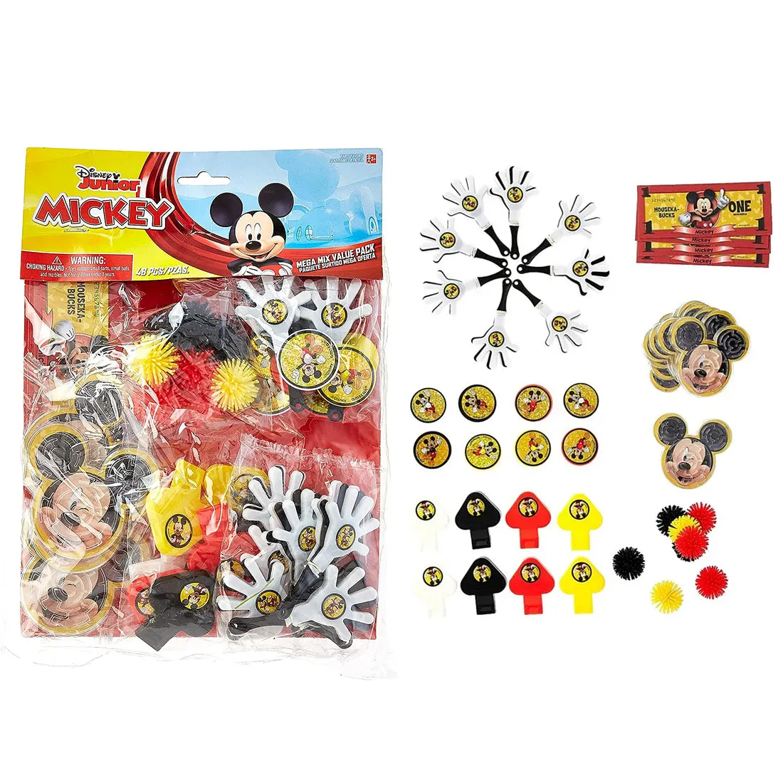 Mickey Mouse Forever Mega Mix Favour Pack - 48 Pc