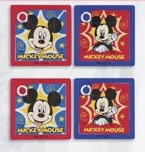 Mickey Mouse Slide Puzzles 4pk