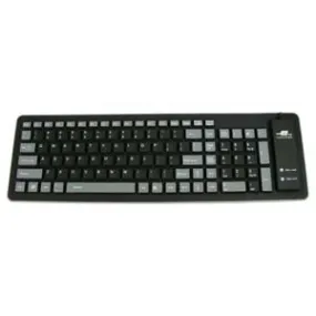 Mid Size Flexible Keyboard, Black/Gray