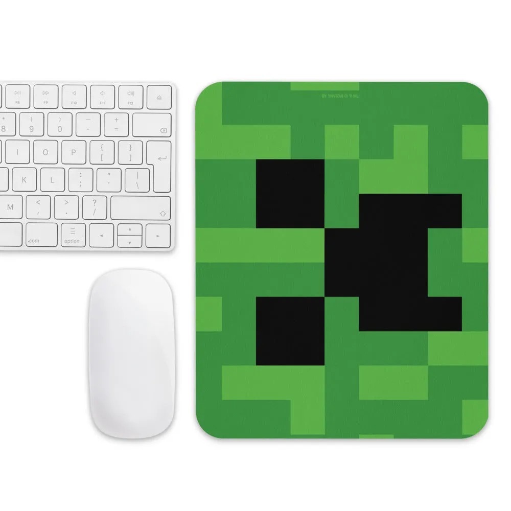 Minecraft Creeper Big Face Mouse Pad