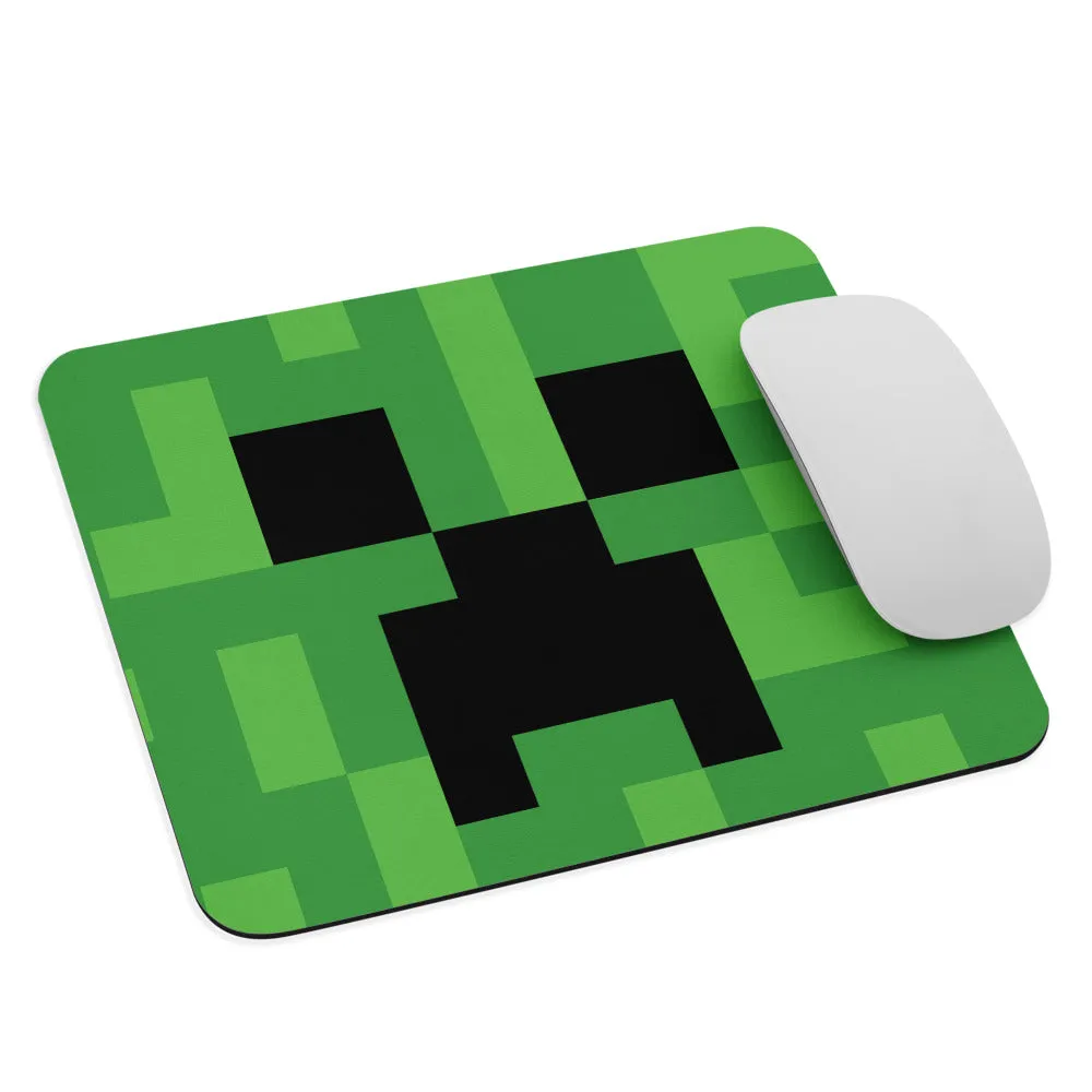 Minecraft Creeper Big Face Mouse Pad