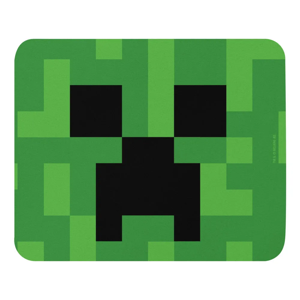 Minecraft Creeper Big Face Mouse Pad