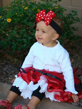 Minnie Mouse Polka Dot Bow Headband