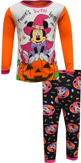 Minnie Mouse Sweet Spells Halloween Cotton Toddler Pajamas