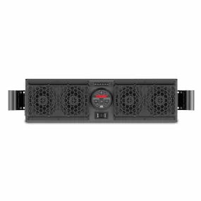 MTX Audio Polaris RZR Bluetooth Overhead Sound Bar with 2 Amplified Cage Mount Speakers & Subwoofer