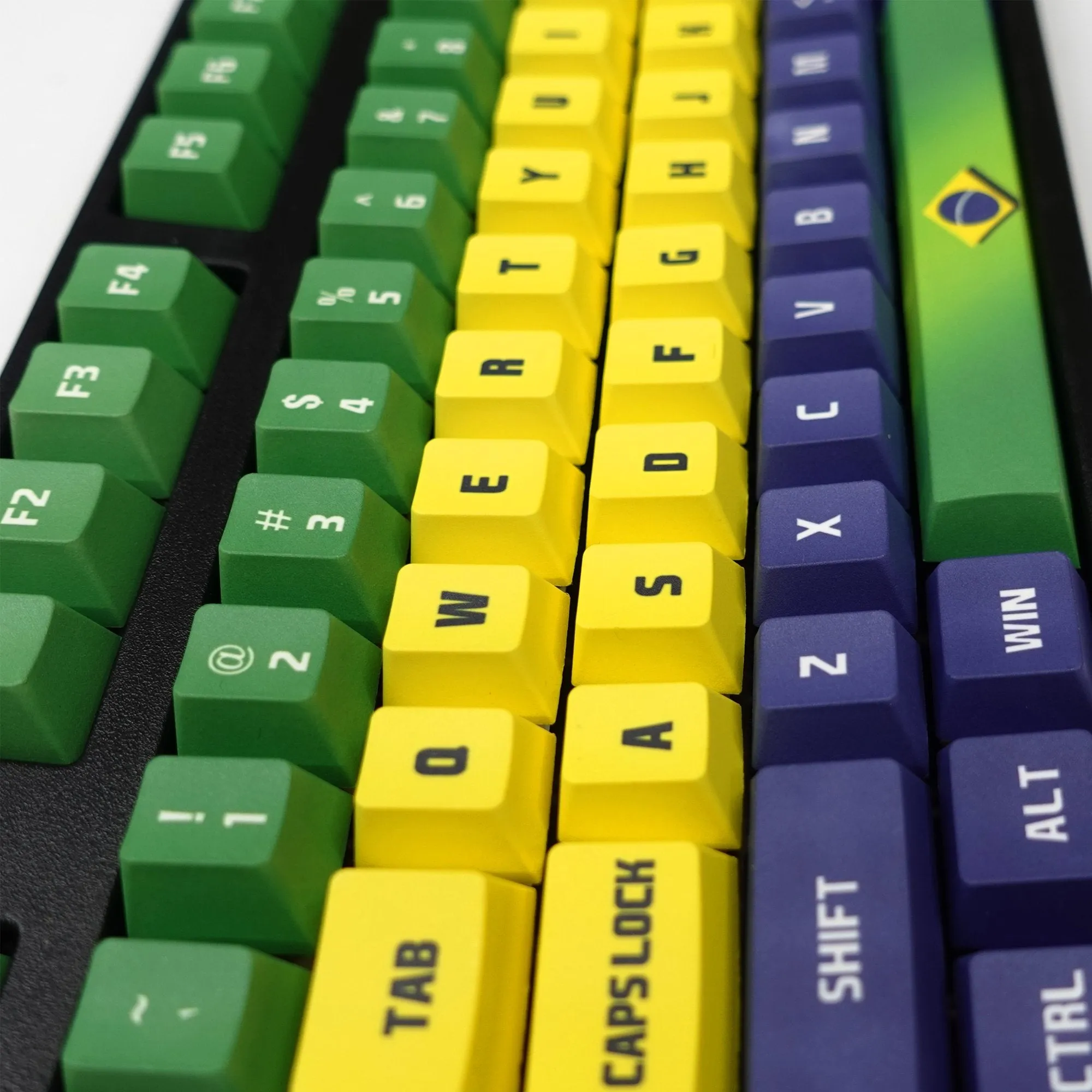 Nation Keycaps | Brazil Keycaps Set