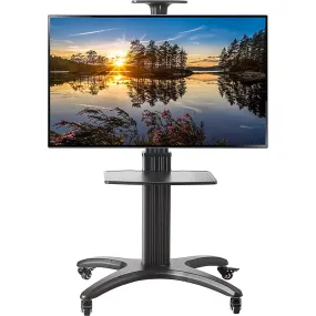 NB North Bayou AVF Series 32"-65" and 65"-85" with 35Kg / 57Kg Max Payload Mobile TV Cart with Mount Support and Wheels for LCD LED Flat Screen TVs | AVF1500, AVF1800