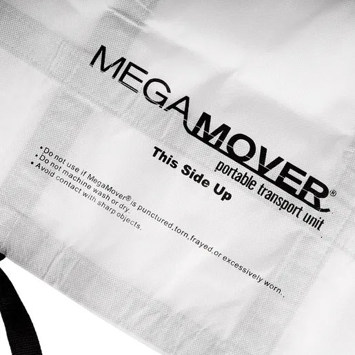 Non-Woven Mega Mover 1500 Portable Transport Unit 40 x 80, White