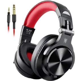 OneOdio A71 Noise-Canceling Wired Headphones with Built-in Mic and Versatile Cables