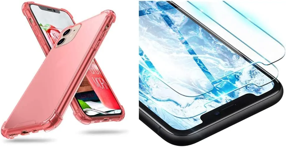 ORIbox Case Compatible iPhone 11 Case, 4 Corners Shockproof Protection