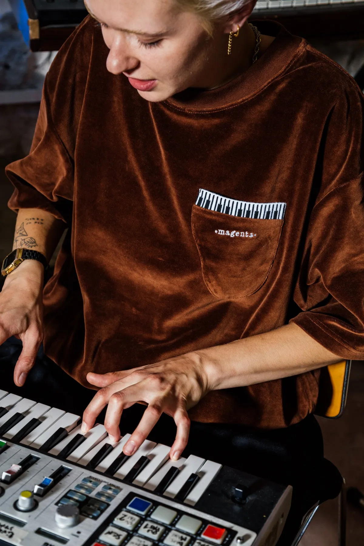 Piano Velvet Tee