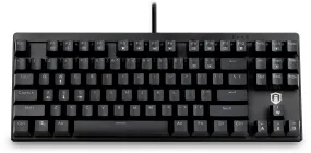 Plugable Compact 87-Key Mechanical Keyboard With Red-Style Switches