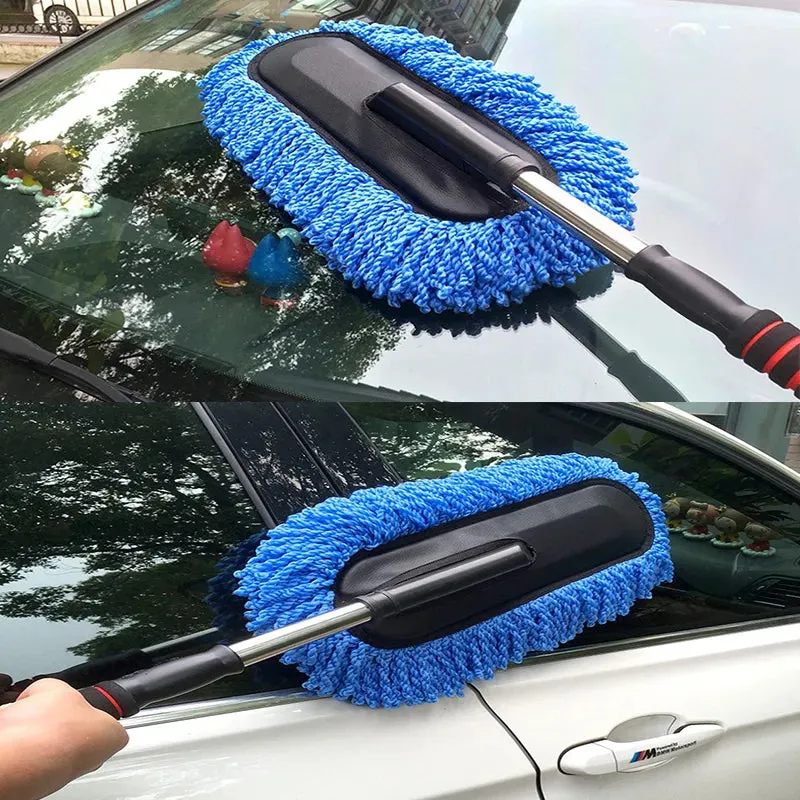 Pro Clean Universal Retractable Car Waxing Brush Set