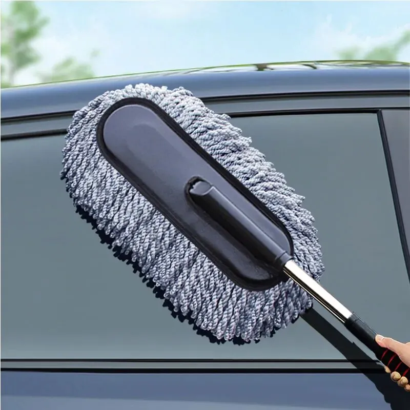 Pro Clean Universal Retractable Car Waxing Brush Set