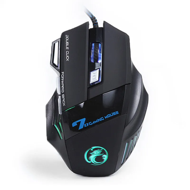 Professional Wired Gaming Mouse 7 Button 5500 DPI LED Optical USB Gamer Computer Mouse High Quality X7